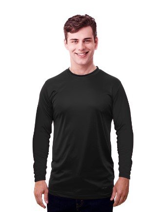 PLAYERA MANGA LARGA PRO DRY FIT CABALLERO XS/XL 